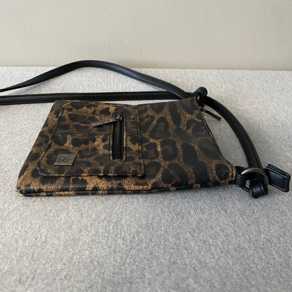 Lula Faux Leather Leopard Print Crossbody Bag - Picture 6 of 16